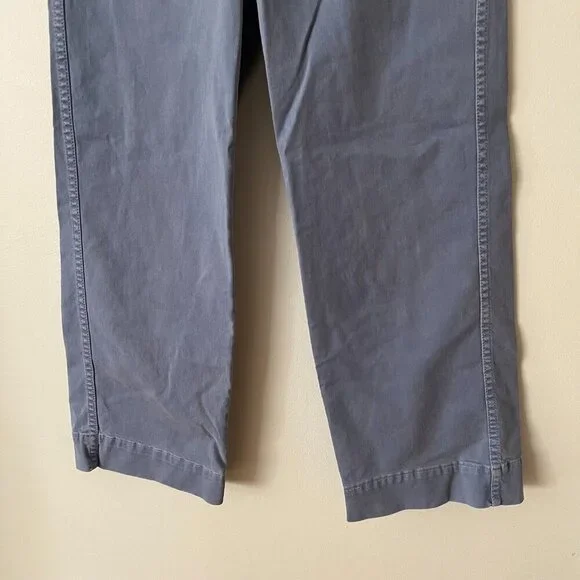 Marine Layer Bridget High Rise Crop Pants Marlin Blue Women's Size 2 - Picture 3 of 10